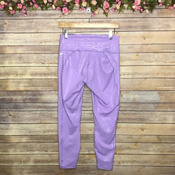 Fabletics High Waisted Printed Powerhold 7/8 Pants - Picture 3 of 9